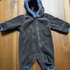 Columbia Brown Cozy Footies One Piece